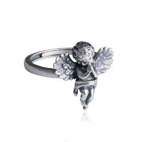 (image for) Love Baby Angel Ring in Sterling Silver