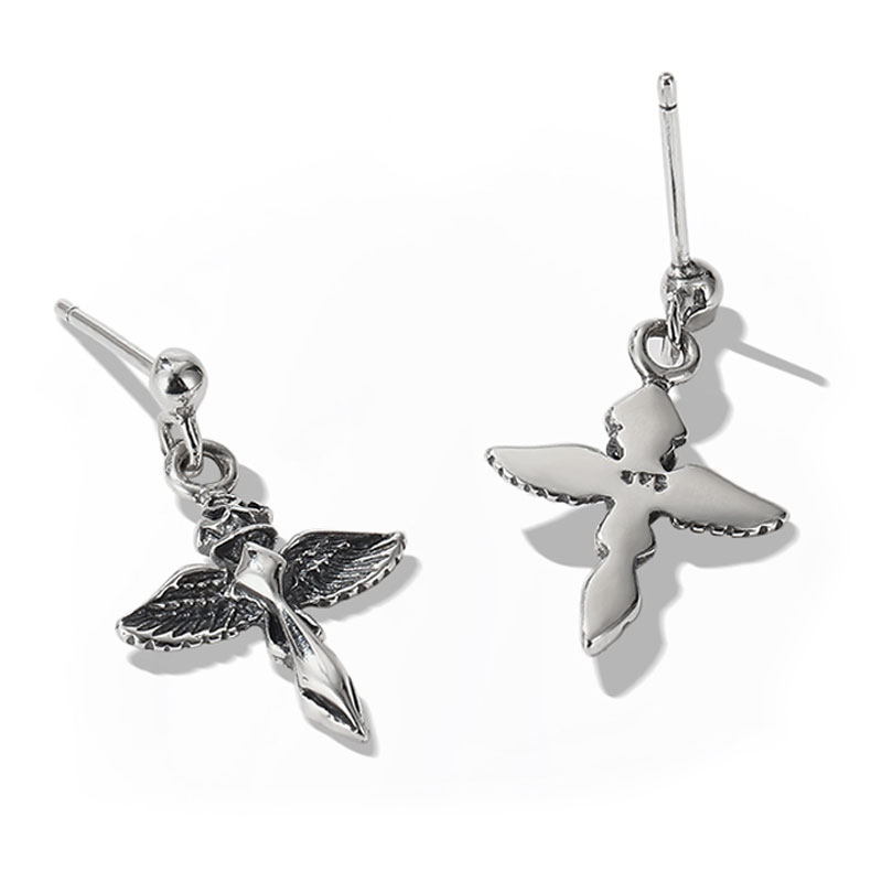 (image for) Ghost Angel Wing Earrings in Sterling Silver