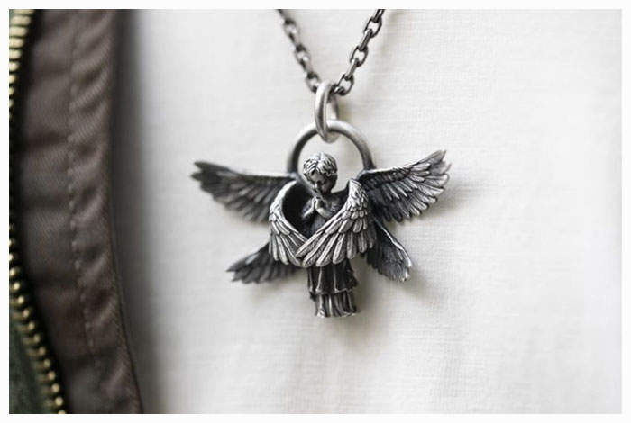 Six Wings Angel Pendant