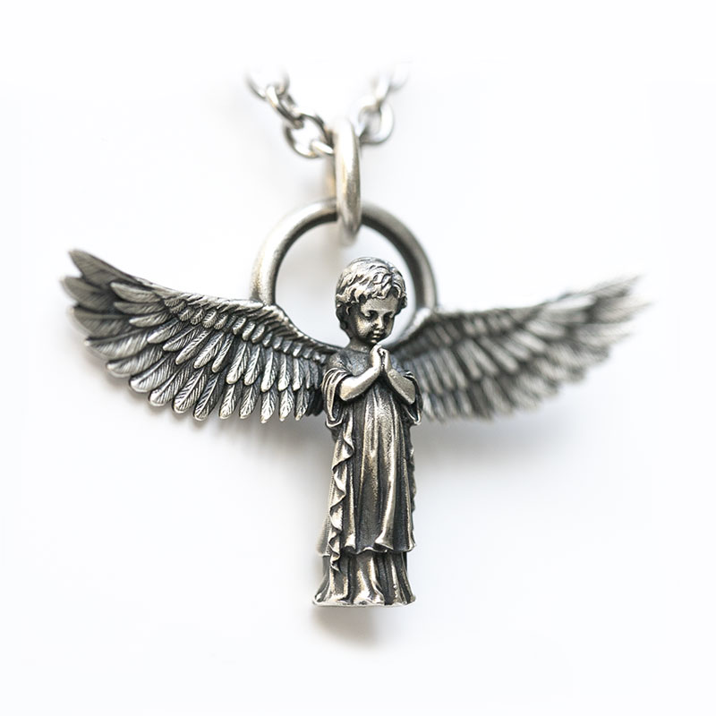 (image for) Guardian Angel Pendant in Sterling Silver