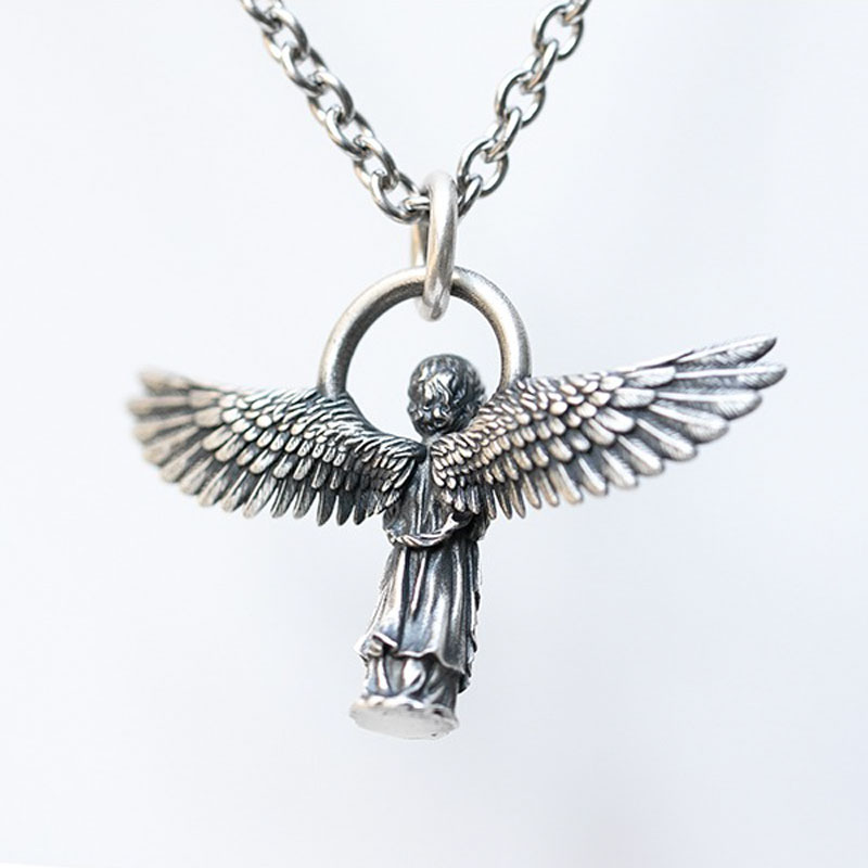 (image for) Guardian Angel Pendant in Sterling Silver