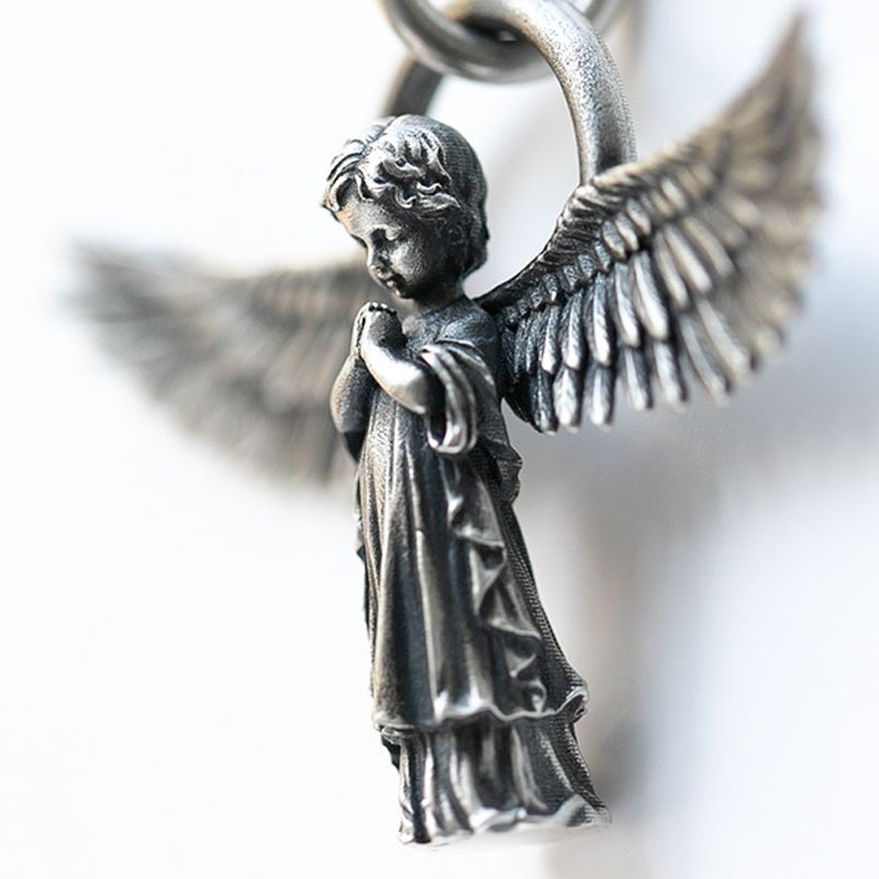 (image for) Guardian Angel Pendant in Sterling Silver