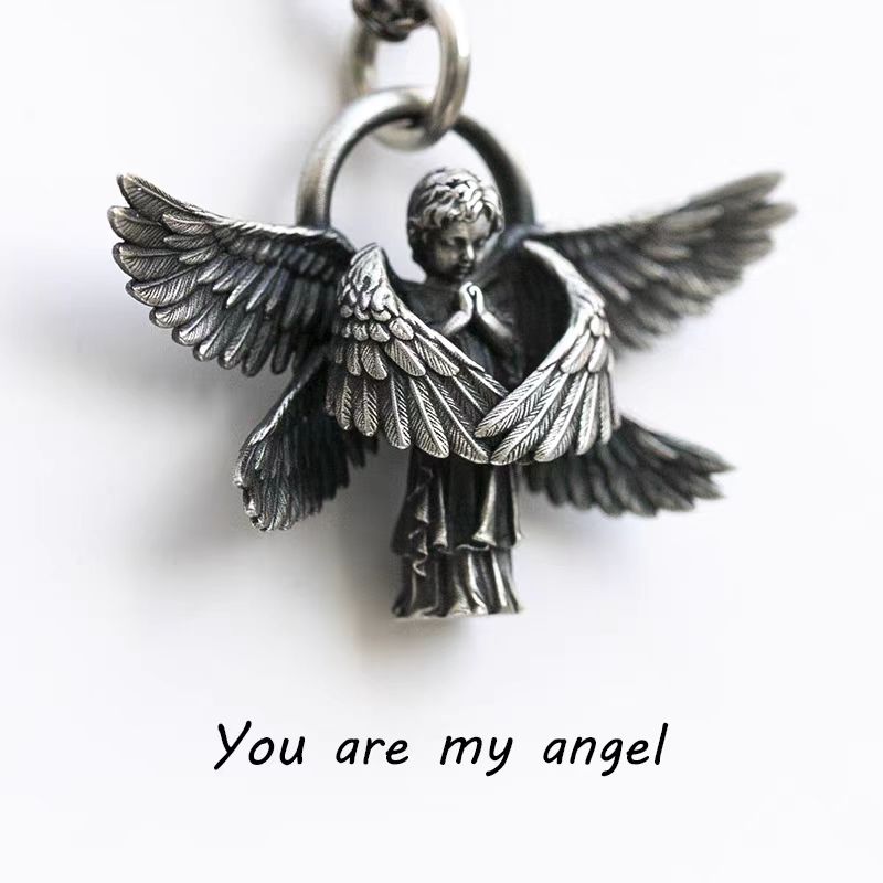 (image for) Six Wings Angel Pendant in Sterling Silver